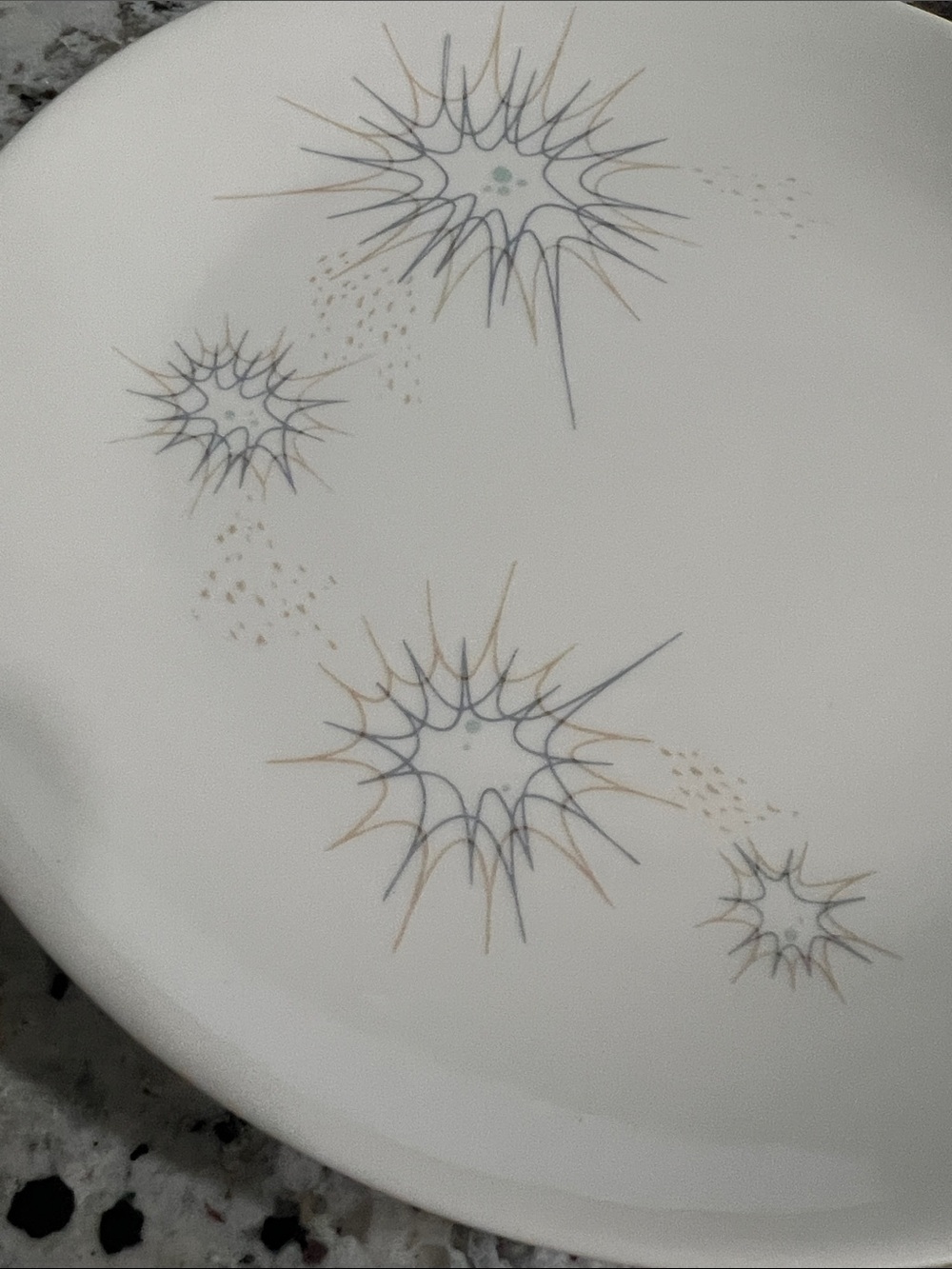 Vintage Iroquois Impromptu Ben Seibel Dinner Plate 10” Mid Century Modern MCM - Picture 2 of 6